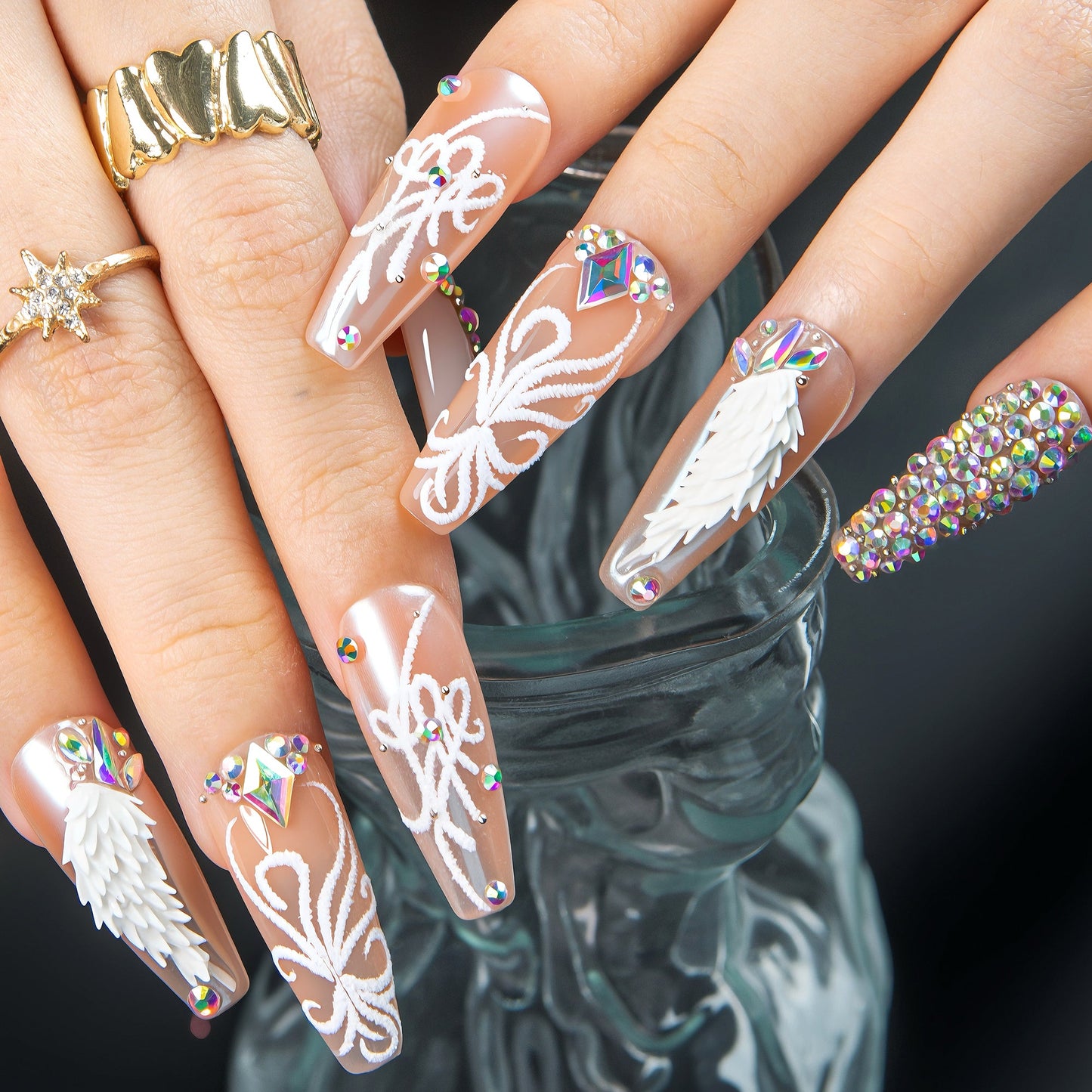 Like a Virgo Handmade Nails H596