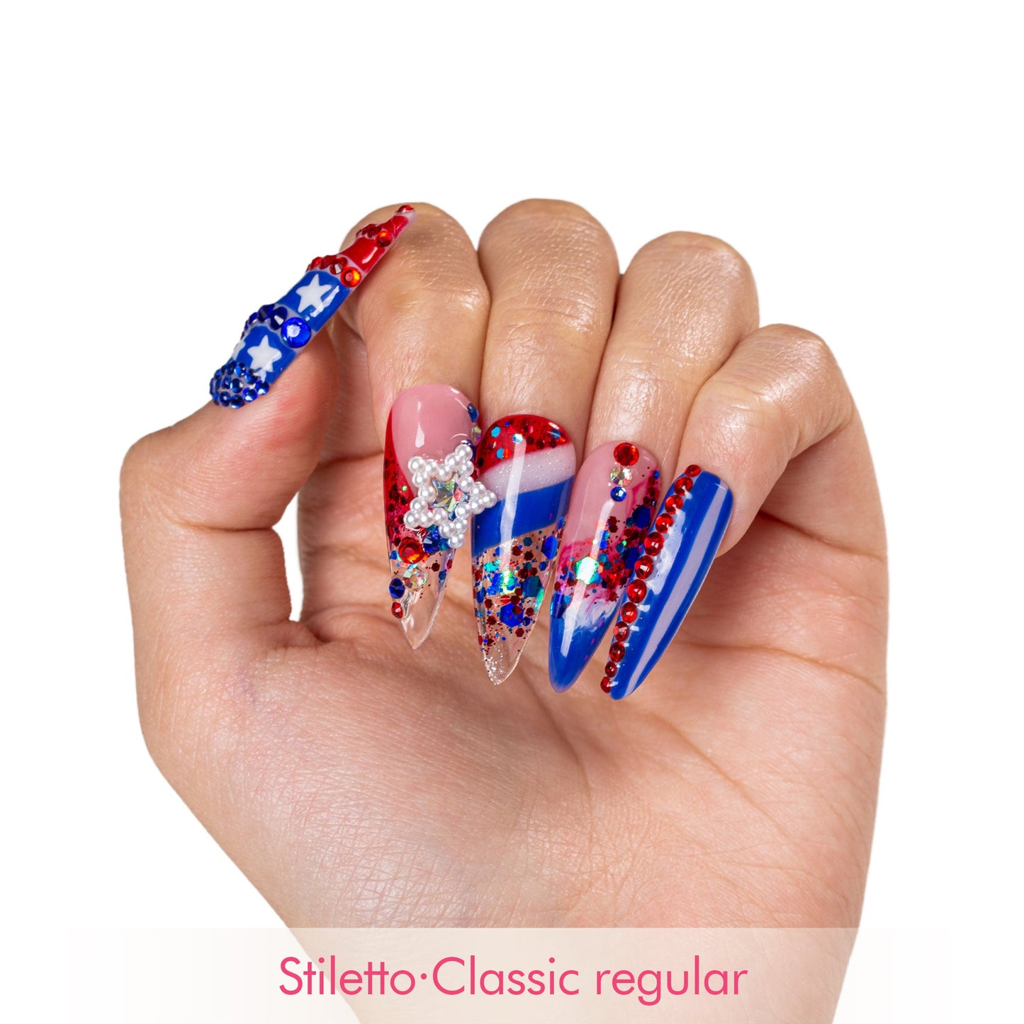 Baby, You are a firework Handmade Nails H602
