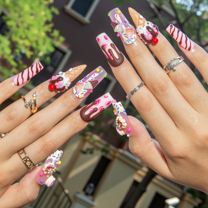 Sugar High, Boy Bye! Handmade Nails H606