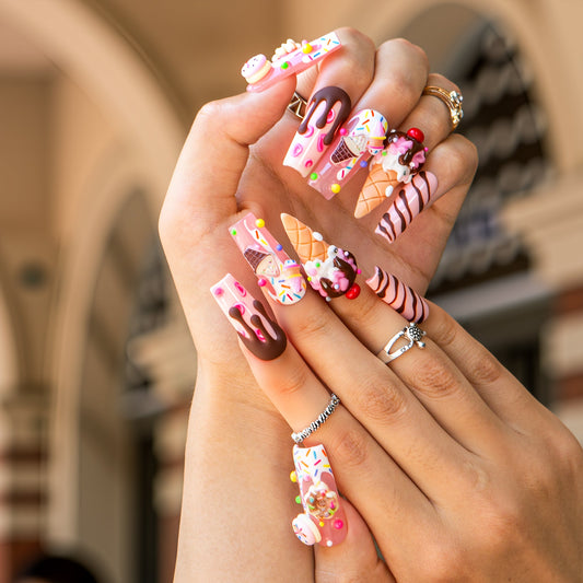 Sugar High, Boy Bye! Handmade Nails H606