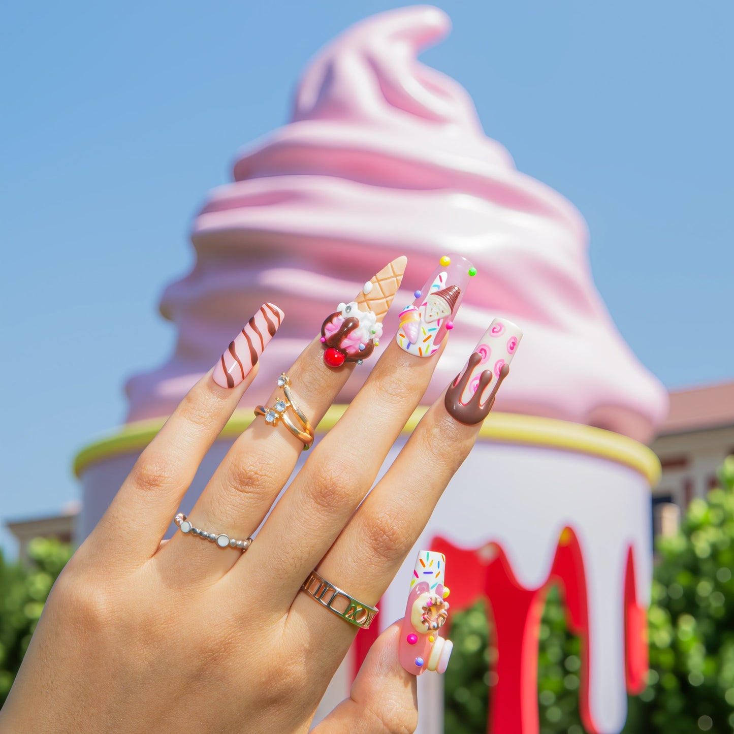 Sugar High, Boy Bye! Handmade Nails H606