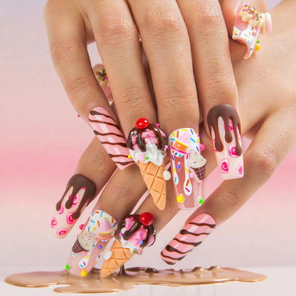 Sugar High, Boy Bye! Handmade Nails H606