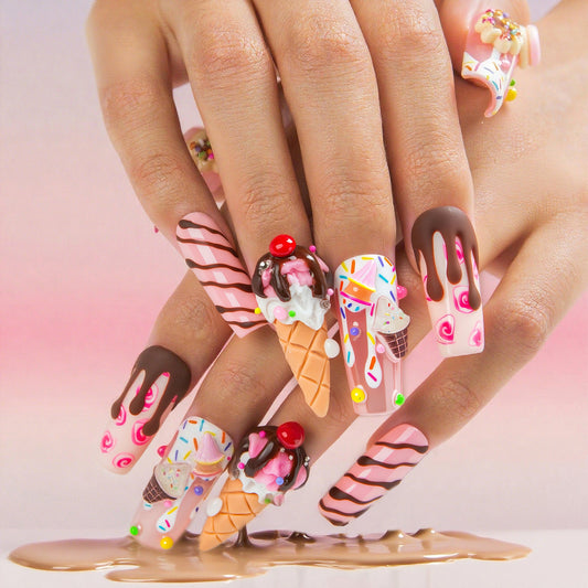 Sugar High, Boy Bye! Handmade Nails H606