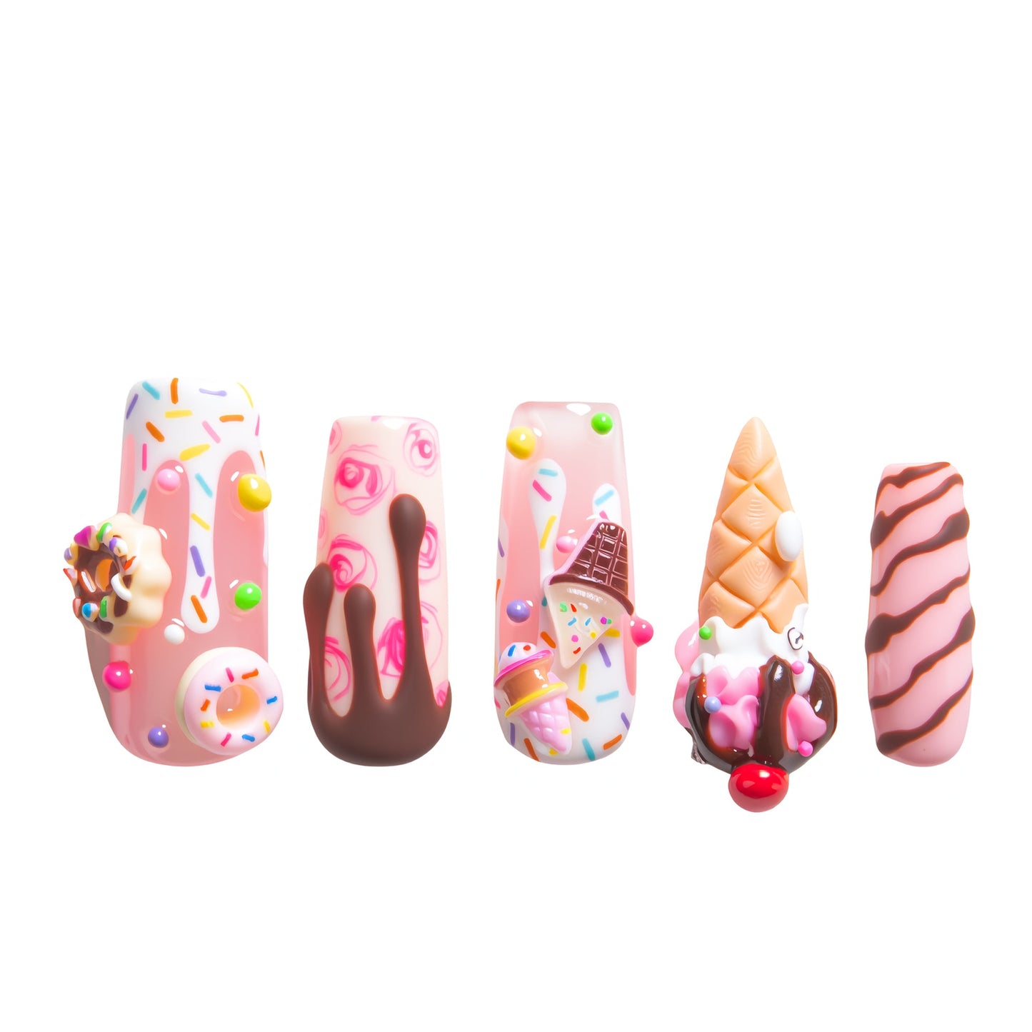 Sugar High, Boy Bye! Handmade Nails H606
