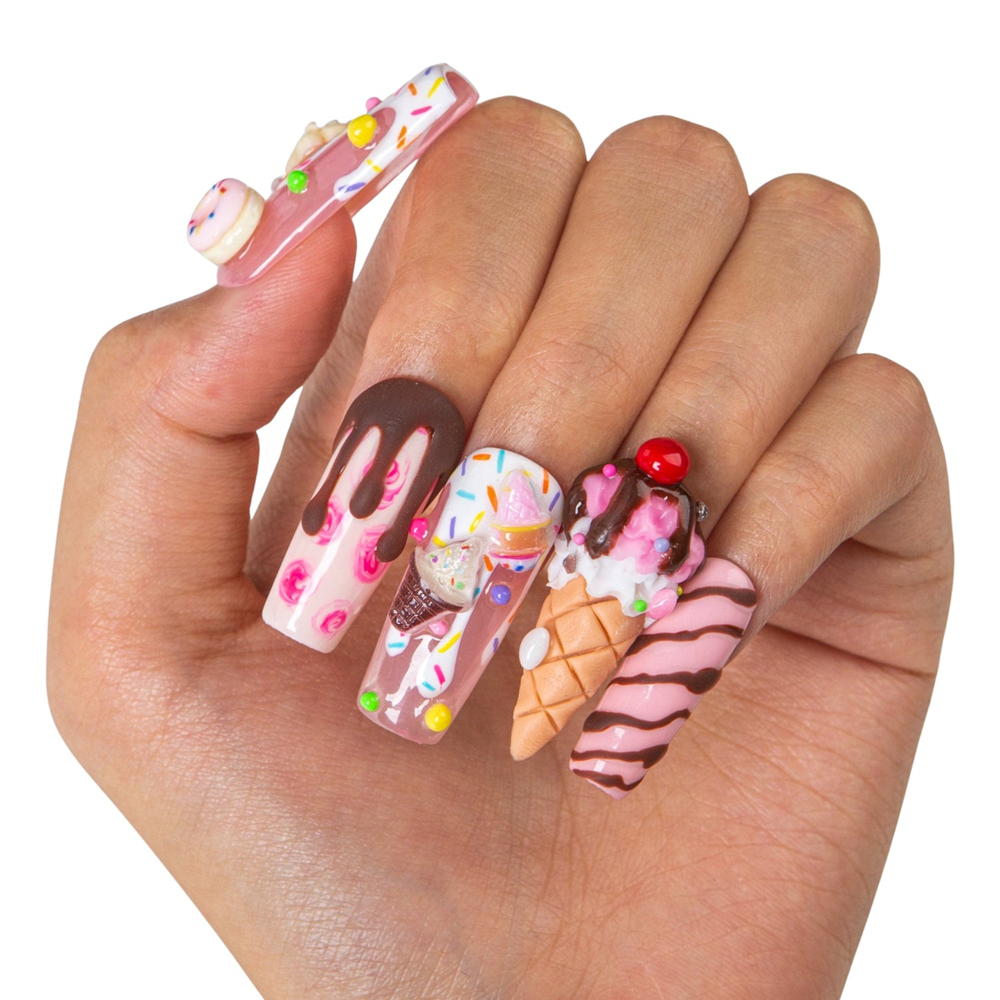 Sugar High, Boy Bye! Handmade Nails H606