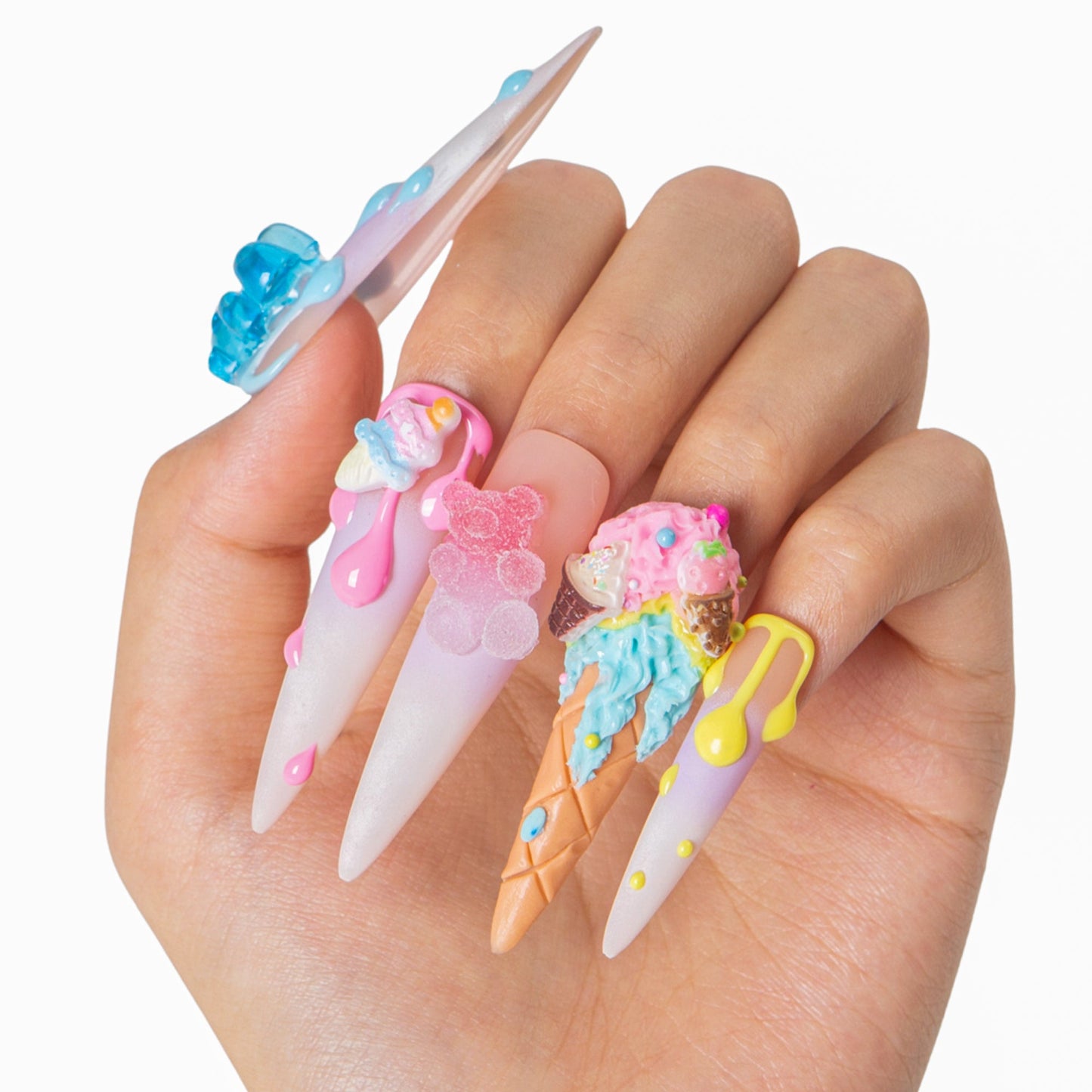 Drippin’ Not feelin’   Handmade Nails H618