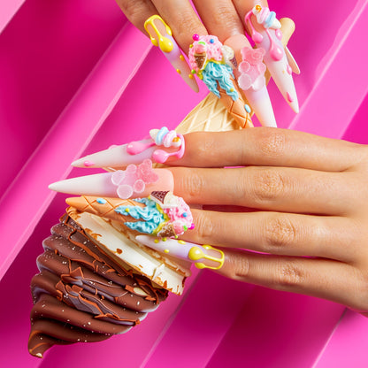 Drippin’ Not feelin’   Handmade Nails H618