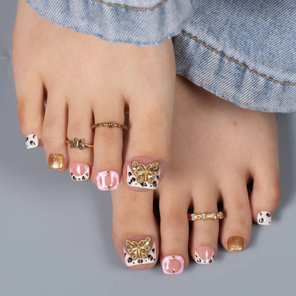Pretty and Untamed T638 Toe Nails - 20Pcs Free Size