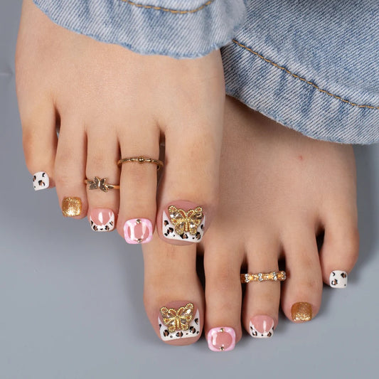 Pretty and Untamed T638 Toe Nails - 20Pcs Free Size