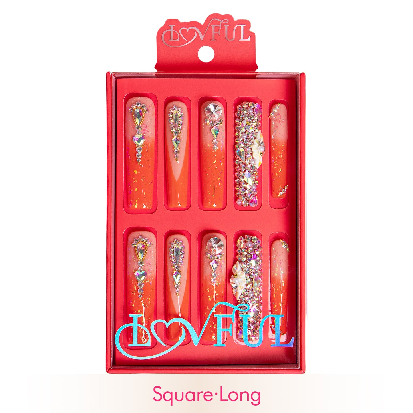Sleeping Beauty Handmade Nails H74