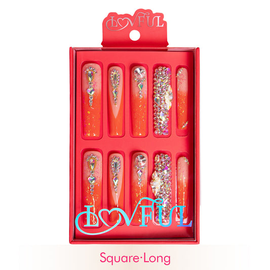 Sleeping Beauty Handmade Nails H74
