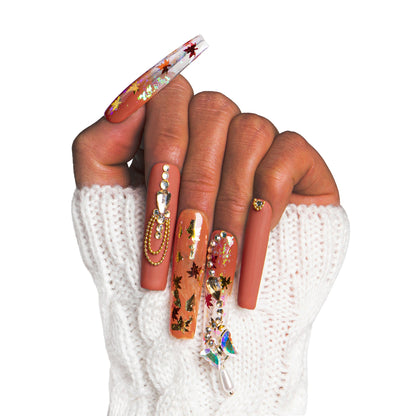 Fall Handmade Nails H77