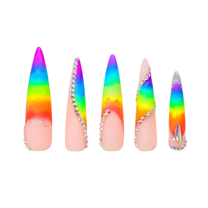 Stand Up & Speak Out Handmade Nails H565