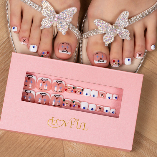 Clown T139 Toe Nails