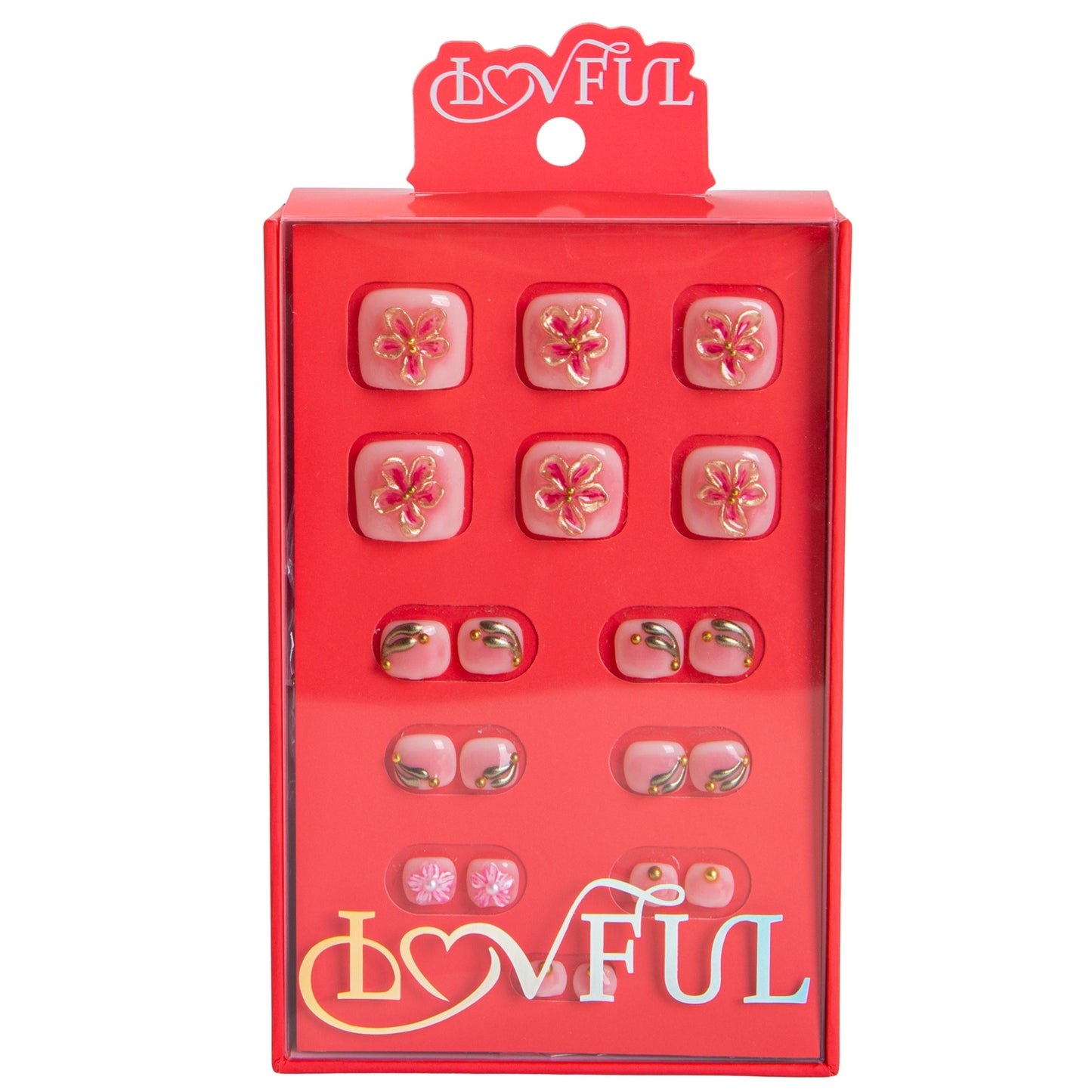 Ros¨¦ Radiance T391 Toe Nails