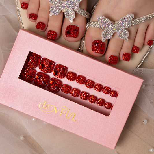 Flaming Sex T39 Toe Nails