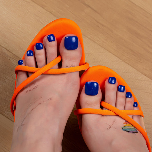 Blue Royalty T420 Toe Nails