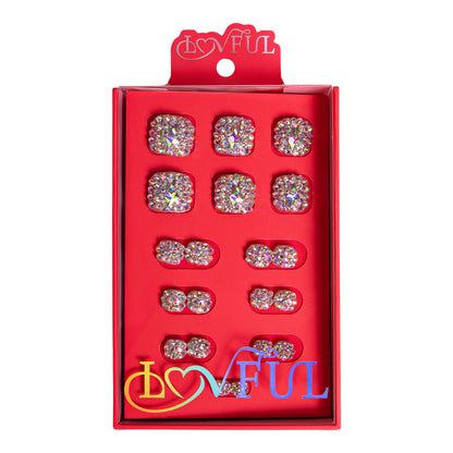 Eternal Stunning T46 Toe Nails- 20Pcs Free Size