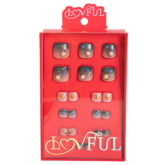Twilight Treasure T556 Toe Nails - 20Pcs Free Size