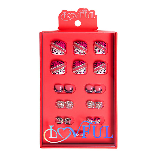 Text Me Never T575 Toe Nails - 20Pcs Free Size
