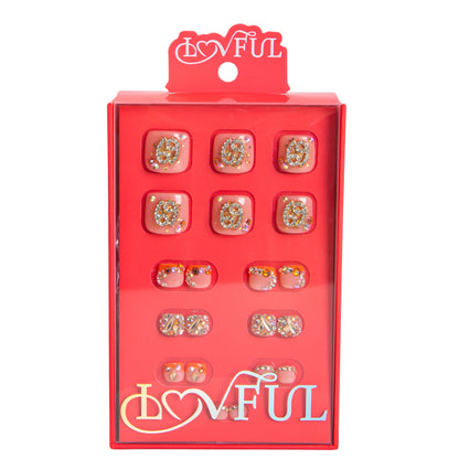 Neon Moon Cancer T590 Toe Nails - 20Pcs Free Size