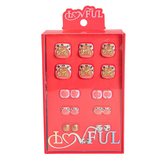 Pretty and Untamed T638 Toe Nails - 20Pcs Free Size