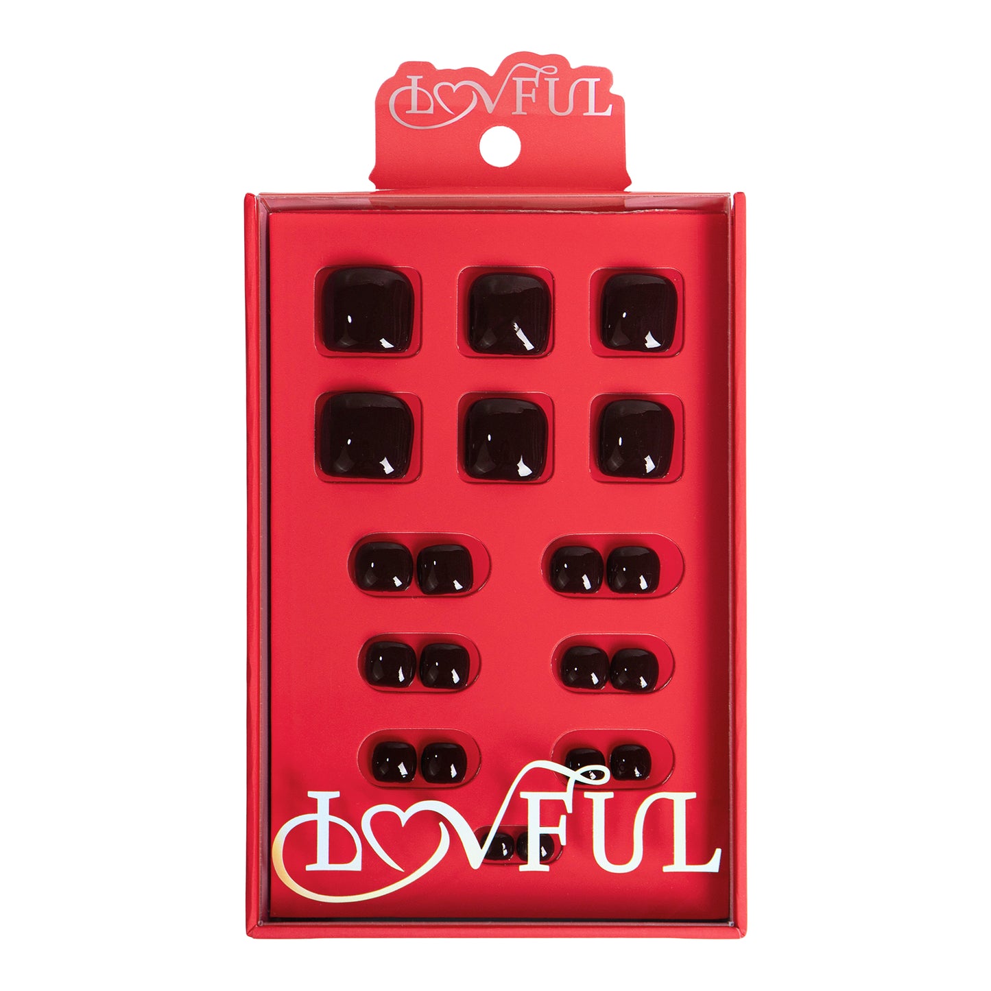 Burgundy Wine Pure T8 Toe Nails