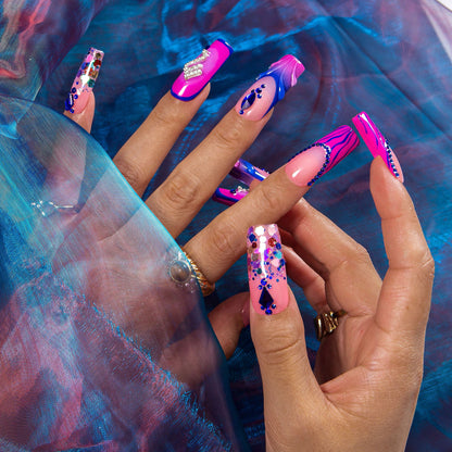 Scorpio Drama Club Handmade Nails H591