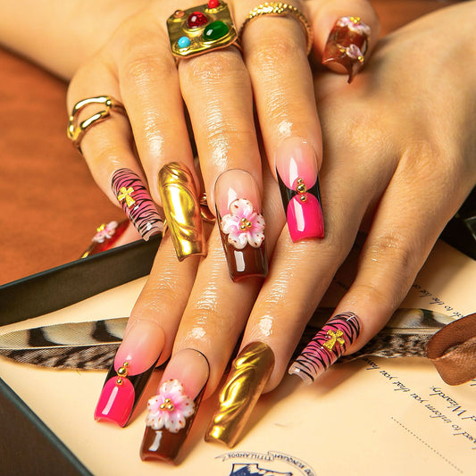 Empress Bloom Handmade Nails H492