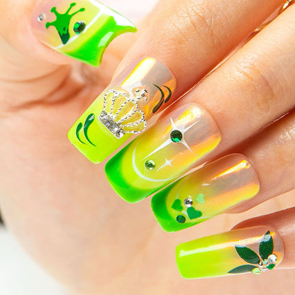 Evangeline¡¯s glow Handmade Nails H456