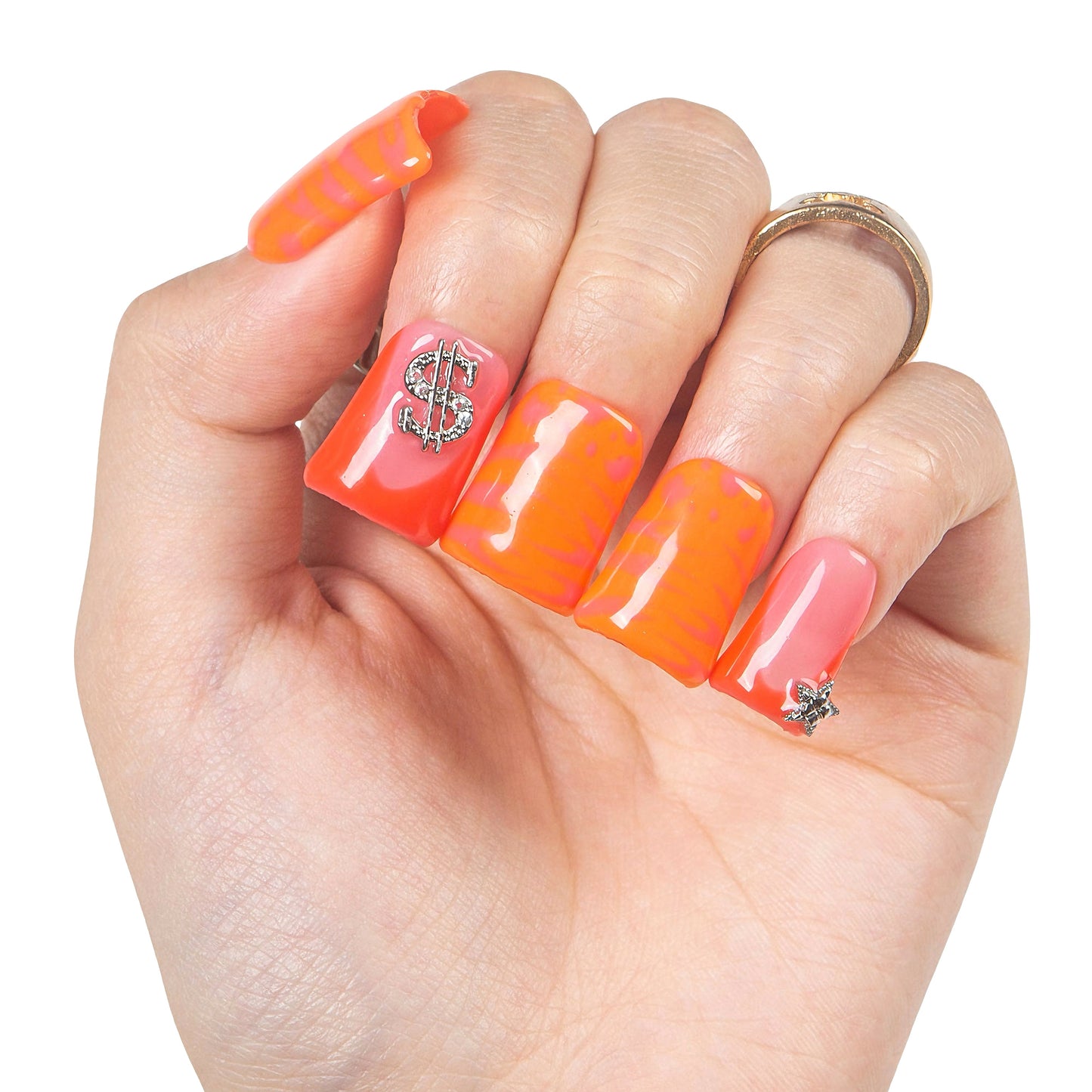 Vacation Behavior Only Handmade Nails H582