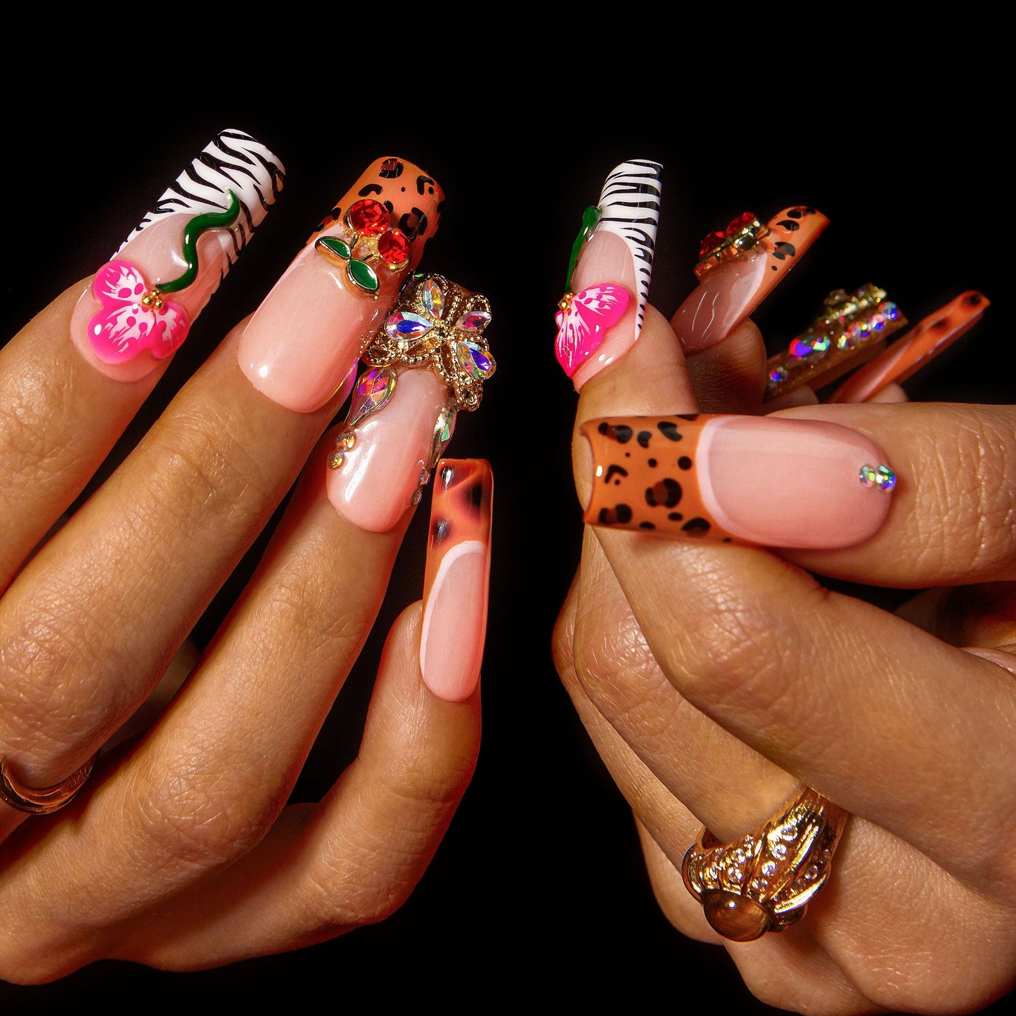 Forbidden Fruit Energy Handmade Nails H572