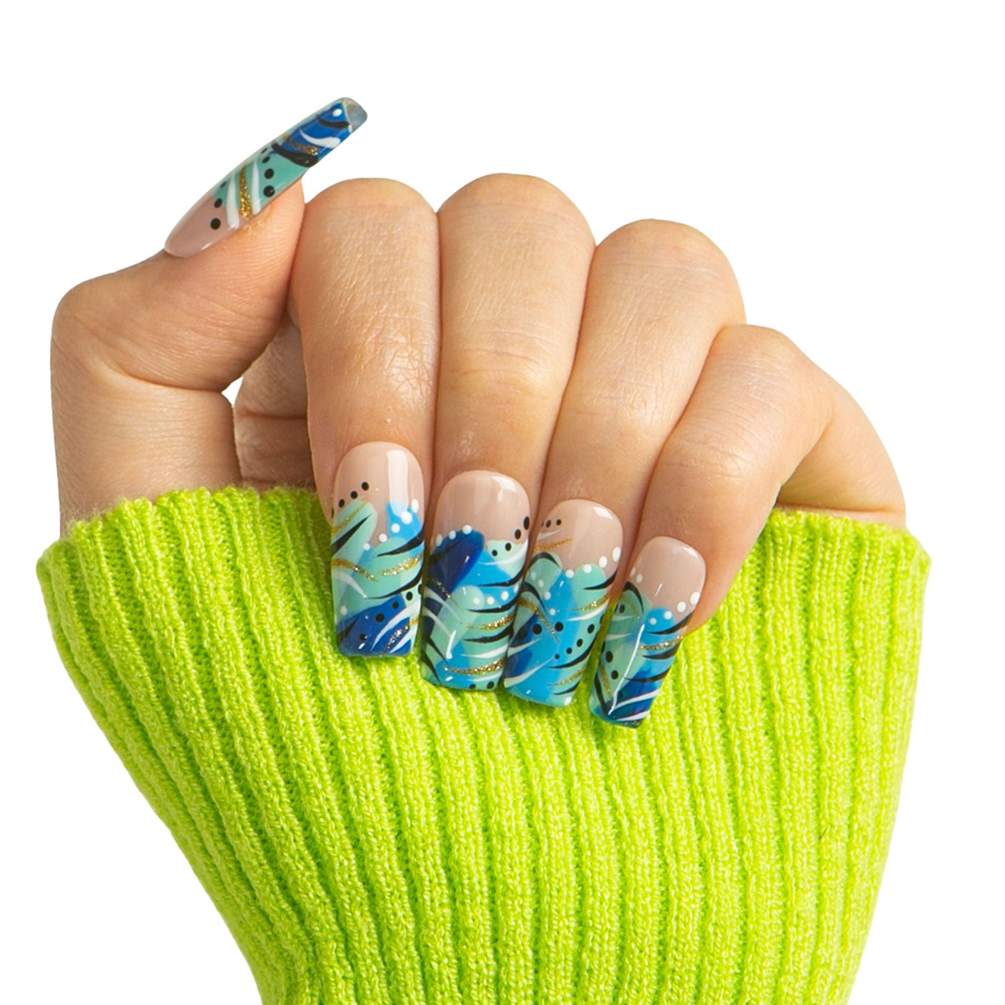 Clear Skies Handmade Nails H478