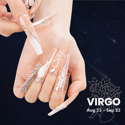 Like a Virgo Handmade Nails H596