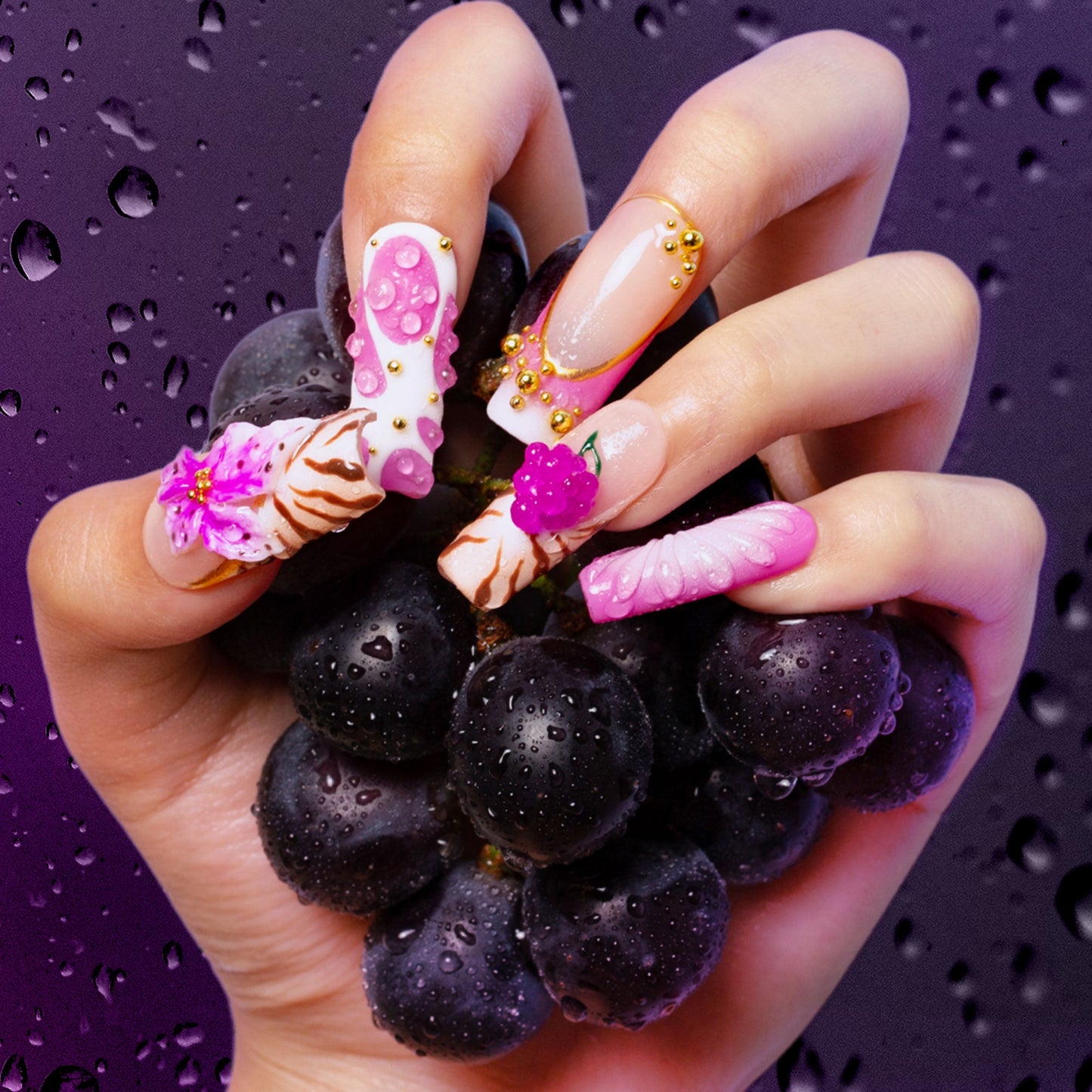 La Vida Rosé Handmade Nails H470