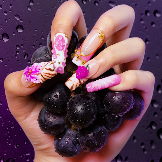 La Vida Rosé Handmade Nails H470